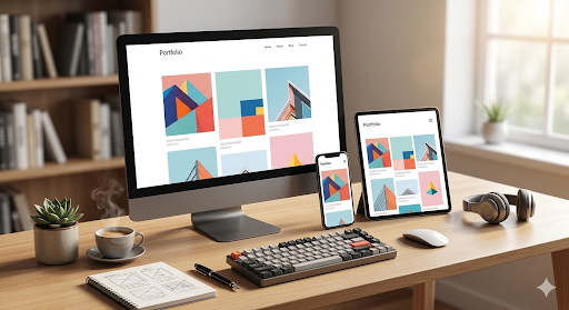 بناء موقع معرض أعمال (Portfolio) احترافي وسريع باستخدام React.js